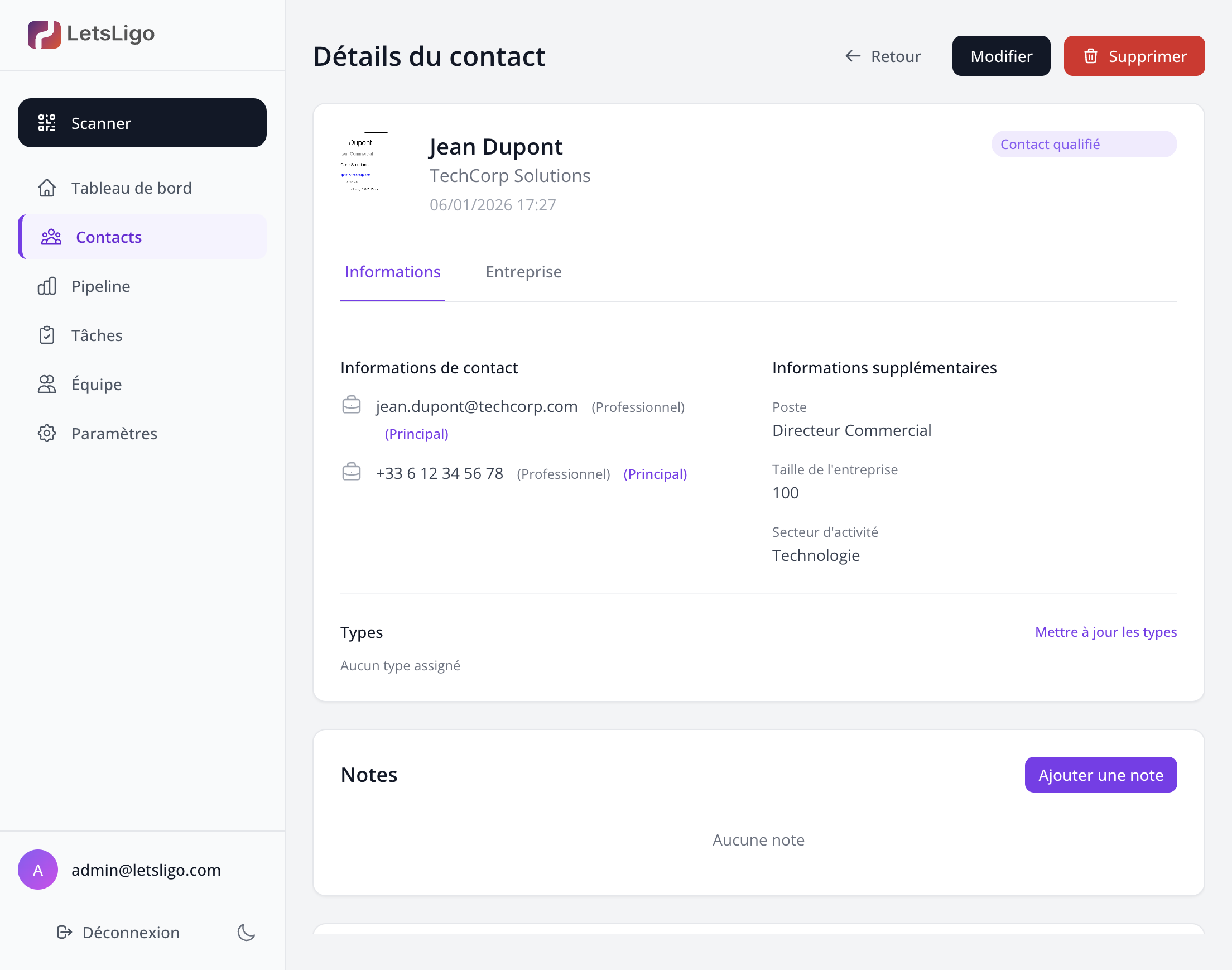Assistant IA - Email envoyé